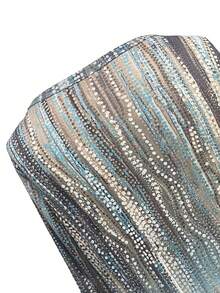 Women's V-Neck Long Sleeve Casual T-Shirt With Allover Print