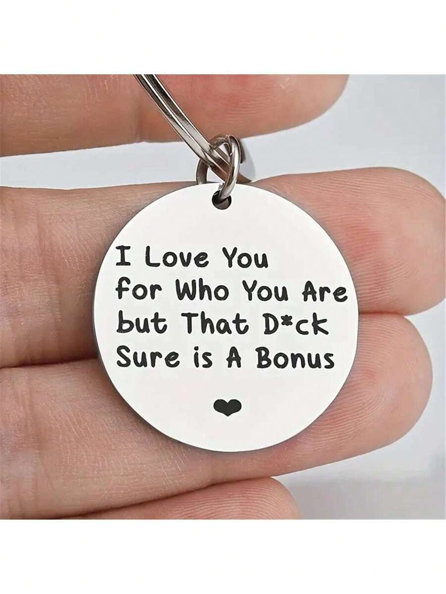 1pc Funny Keychain For Men, Creative Keychain For Men And Couple Valentine's Day Valentines Car Accessories Bag Charm Backpack For School Cute Goth Y2k Halloween Accessories Teachers Day Christmas Gift Ideas Bag Accessories Lanyards With Id Holder Car Accessories Bag Charms