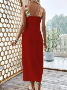 Breezaya 鉤花花紋貼身背心裙