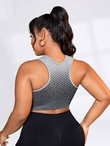 Yoga Basic Kích thước lớn Biến đổi dần Liền mạch Bras thể thao - Nhiều màu - Xem 2