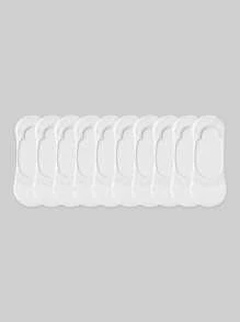 ROMWE 12 Pairs Women's Invisible Socks In Solid Color, Fashionable And Versatile Short Socks For Spring And Summer - Multicolor - View 4