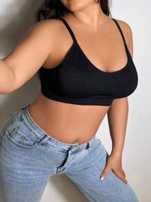 Comfortable Minimalist Plus Size Ladies Underwear 2 Pieces Set - Multicolor - View 6