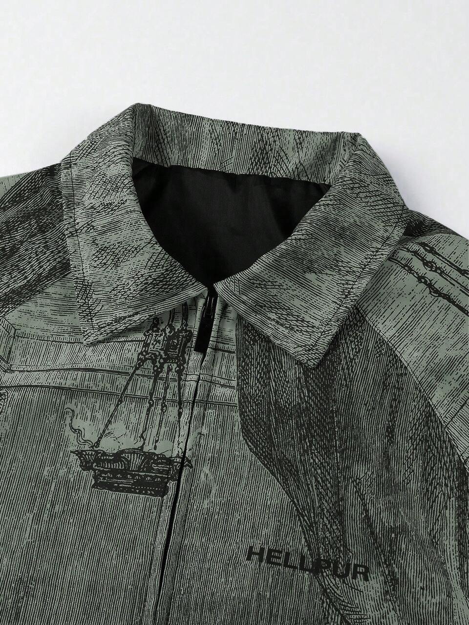 Men's Digital Print Jacket