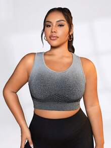 Yoga Basic Kích thước lớn Biến đổi dần Liền mạch Bras thể thao - Nhiều màu - Xem 5