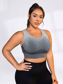 Yoga Basic Kích thước lớn Biến đổi dần Liền mạch Bras thể thao - Nhiều màu - Xem 3