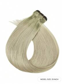 1PC 18-22Inch Sợi Ngang Tóc Thẳng Của Con Người S14/42 Màu Remy Trinh Nữ Sợi Ngang Tóc Của Con Người - S8/22 - Xem 3