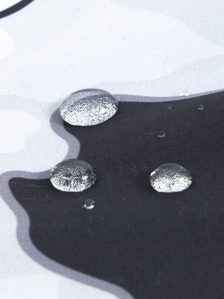 Men's Stylish Printed Drawstring Beach Shorts For Summer