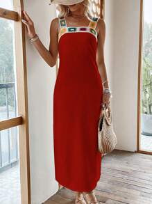 Breezaya 鉤花花紋貼身背心裙