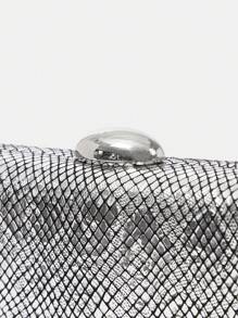 SHEIN Belle Luxury, Glamorous, Elegant, Exquisite Women Evening Bag For Brides, Bridesmaid,Guests, For Party, Prom, Wedding - Silver - View 6