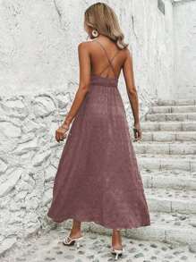 Breezaya Women's Spaghetti Strap Dress - Watermelon Pink - View 2
