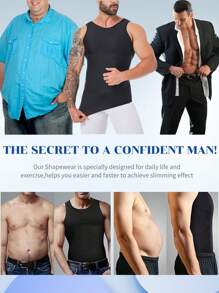 Men's Athletic Shark Skin Compression Tank Top