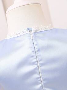 Fashionable Baby Girl Photography Dress For Performances - Blue - View 7