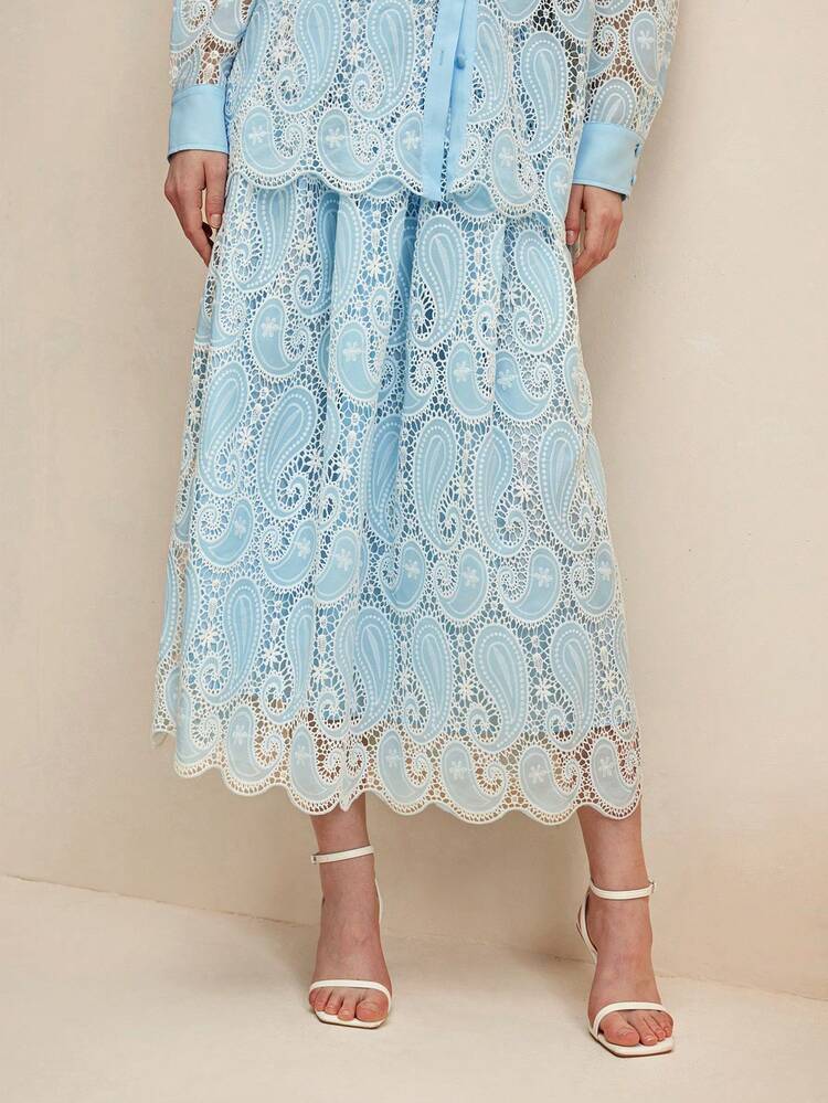 Women's Pleated Casual Holiday Matching Skirt