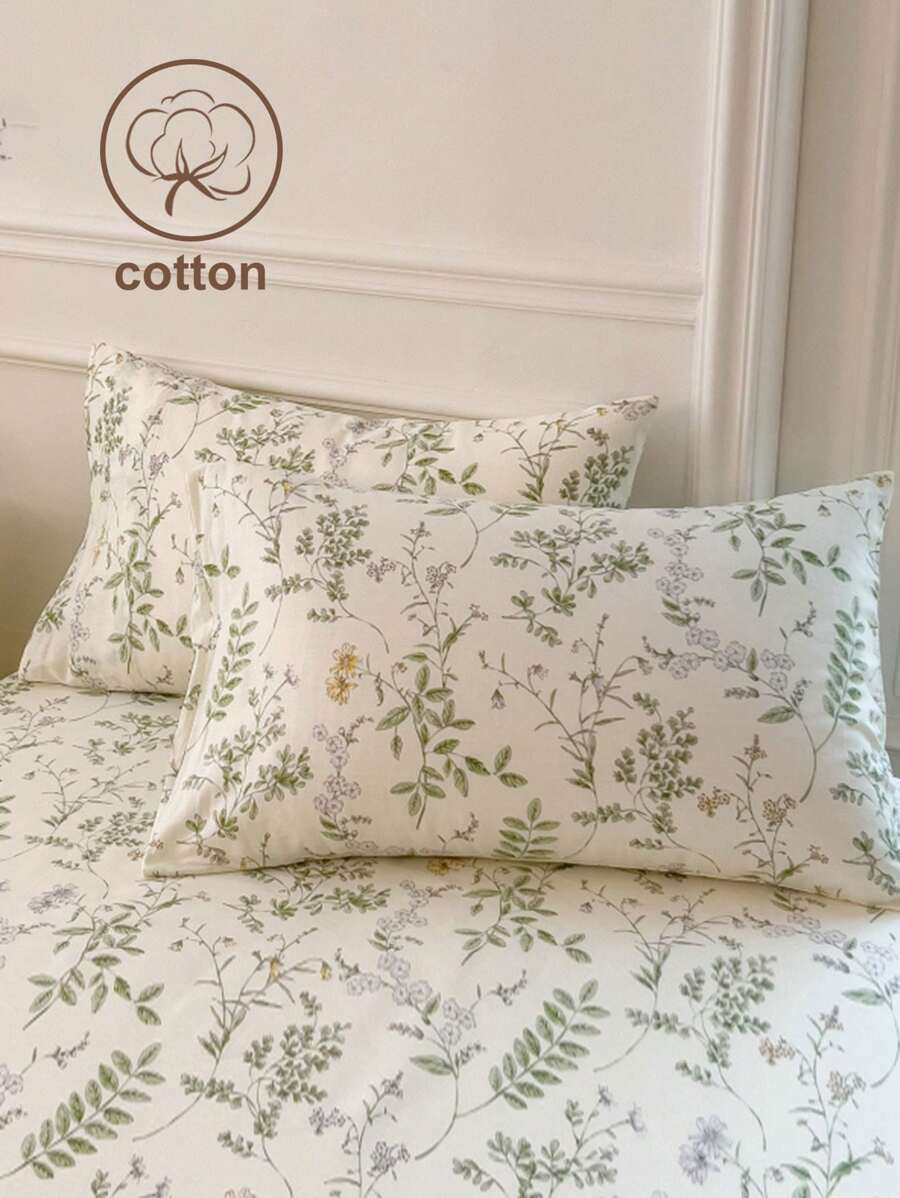 1pc Ditsy Floral Pillow Case, Fresh Floral Pattern For Girls, Suitable For Spring/Summer/All Season - Multicolor - View 1