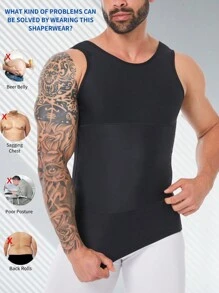 Men's Athletic Shark Skin Compression Tank Top