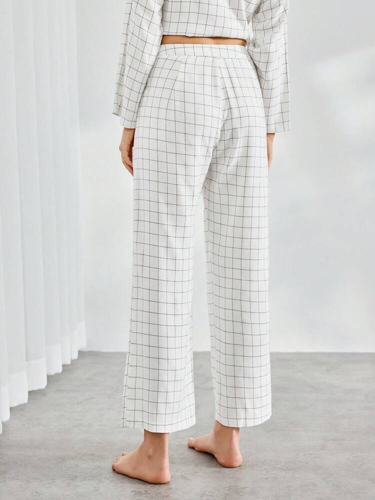 Leisure Women's Comfy Checkered Leisure Home Pants