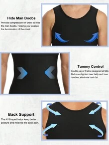Men's Athletic Shark Skin Compression Tank Top