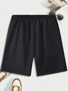 Men's Summer New Personalized Gradient Teddy Bear Pattern Printed Shorts