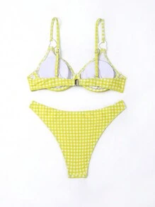 Swim Mod Women's Swimwear Set, Copyright Purchased Summer - Yellow - View 2