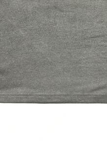 Women's Fashionable Strapless Open Shoulder Loose Dress, Summer - Grey - View 5