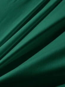 2pcs Dark Green,Solid Color Japanese Simple Solid Color,Boys And Girls,School Student,Dormitory Dress-Up, Super Soft, Breathable, Four Seasons, Not Easy To Pilling, Pillowcase, Excluding Pillow Core, Bedding, Household Items, TwinFullQueenKing. - Dark Green - View 6