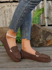 Sandal đế xuồng đế dày, hở mũi và quai mắt cá chân. Giày đế xuồng Espadrille phong cách Bohemian thoáng khí và thoải mái cho kỳ nghỉ hè - Nhiều màu - Xem 6