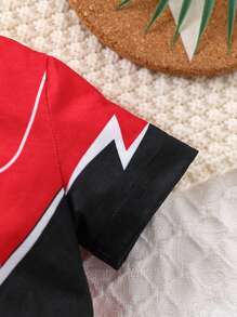 SHEIN Costume Romper And Cape - Superhero Funny Cute World Rescuer Outfit