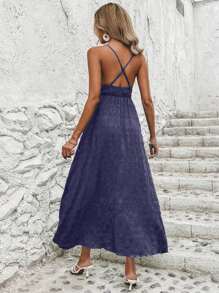 Breezaya Summer Holiday Spaghetti Strap Dress - Purple - View 2