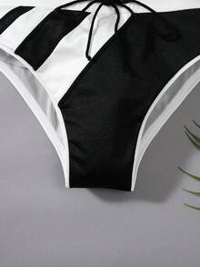 SHEIN Quần bơi tam giác Colorblock thể thao và giản dị dành cho cậu bé tuổi teen đang đi nghỉ - Nhiều màu - Xem 3