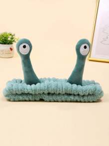 1 chiếc dây buộc tóc bằng vải nhung co giãn hình mắt ốc sên hoạt hình dễ thương dành cho nữ (dùng trong phòng tắm) Tai động vật Ngày lễ Thánh Patrick - màu xanh lá - Xem 2