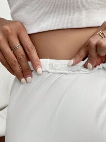 SHEIN Umstandsshorts Mit Verstellbarer Taille