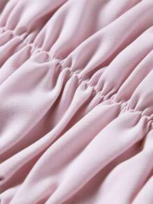 VaVaBold Haut Court De Bandage Croisé Sexy Sans Bretelles Pour Femmes - Rose bonbon - Voir 7