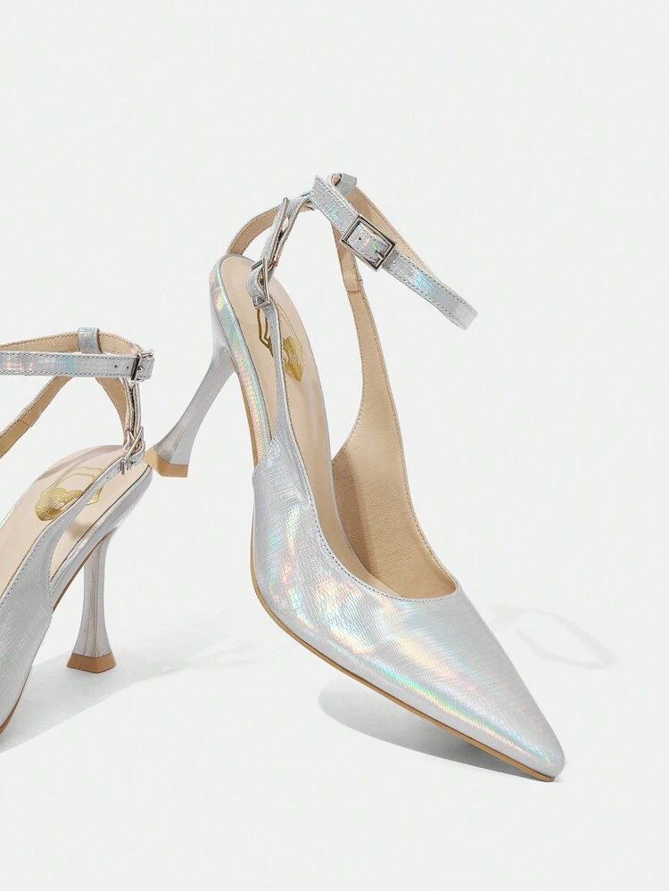 Woman Shoes Solid Color Pointed Toe High Heels For Spring And Summer