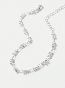 MOTF PREMIUM 镀银手工小串珠链手链 - 銀色 - 查看 2