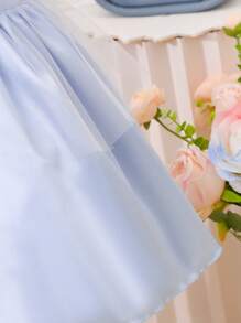 Fashionable Baby Girl Photography Dress For Performances - Blue - View 3