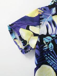 Young Boys' Tropical Print Beach Set - Multicolor - View 7