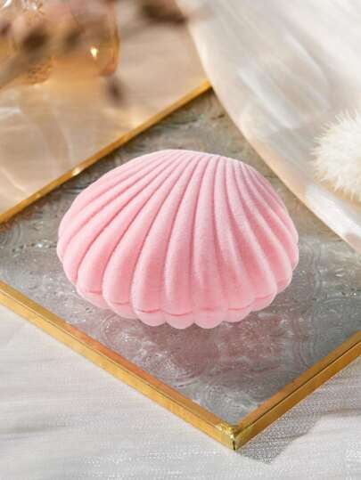 1入組休閒塑料外殼形狀首飾盒適合女士適用於首飾類收納