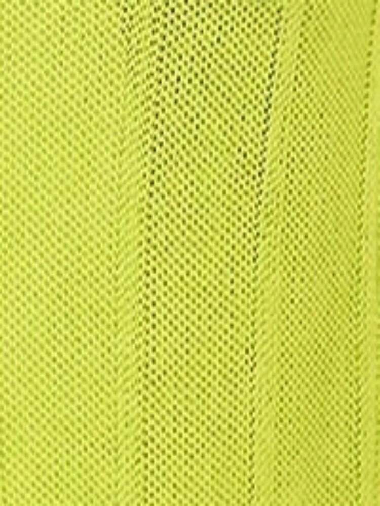 Women's Fluorescent Green Bodycon Sweater Dress With Side Slits And Spaghetti Straps