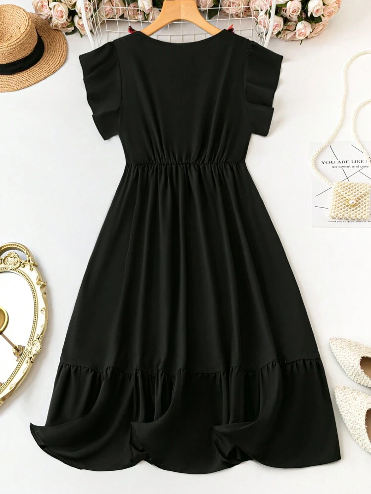 Plus Size Short Sleeve Summer Dress