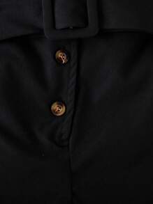 Áo liền quần không tay kiểu dáng đơn giản màu trơn cho bé gái - màu đen - Xem 7