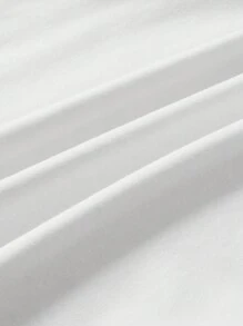 SHEIN Young Boy Solid Color Knitted Short Sleeve Polo Shirt With Turn-Down Collar