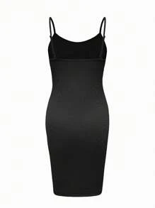 Modmama Maternity Summer Urban Casual Multicolor Tight-Fitting Spaghetti Strap Dress With Large Round Neckline