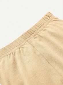 Cozy Pixies 2 Juegos De Set De Pijama Para Bebé Niña, Incluye Una Camiseta De Manga Corta Con Cuello Redondo Y Pantalones Ajustados Con Pies