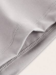 Easithlete 純色高腰運動短褲打底短褲 - 彩色 - 查看 6