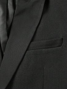 AKNOTIC Business Casual Jachetă de costum casual împletită pentru nuntă