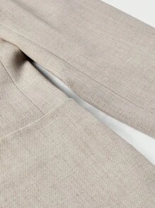 AKNOTIC Business Casual Uomo Giacca blazer in lana lyocell a manica lunga con rever notch per il tempo libero, facile da curare