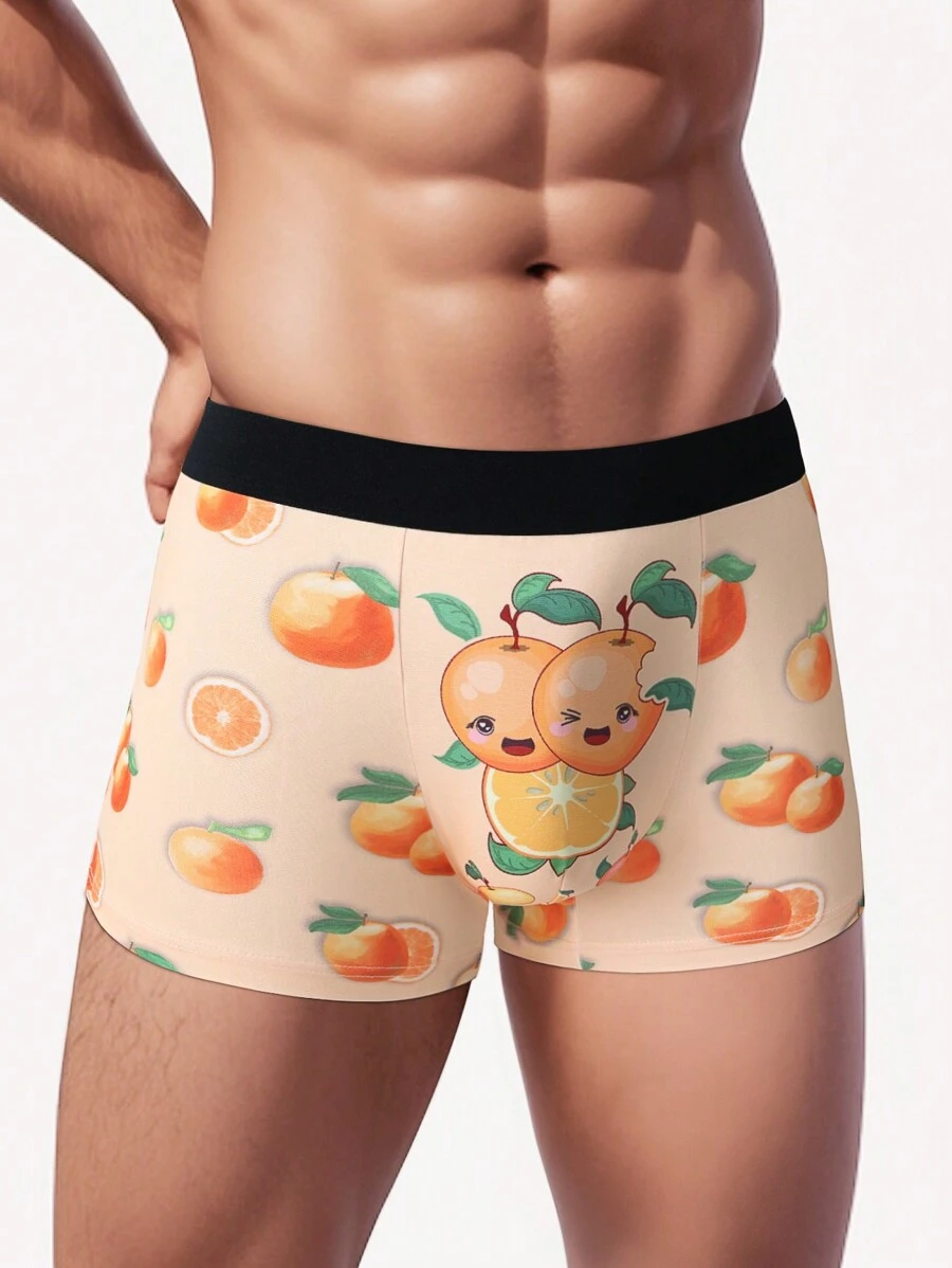 Men's Fruit Print Boxer Shorts