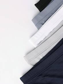 Men's Simple Boxer Shorts With Animal Print (7pcs/Set) - Multicolor - View 6