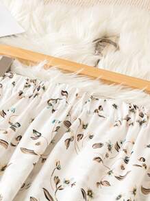 SHEIN LUNE 女式印花裙，适合春夏季女式长裙