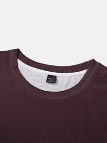 Manfinity Homme Men Gradient Short Sleeve T-Shirt For Summer, For Going Out, For Friends - Multicolor - View 5